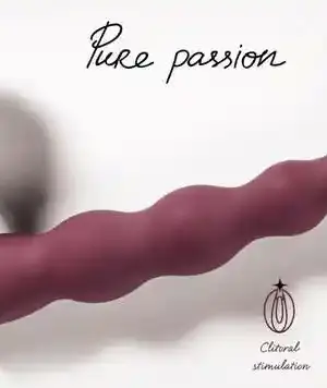 Strap-on Pure Passion Farnell Wine Red