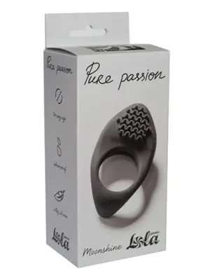 Erection Vibroring Pure Passion Moonshine black