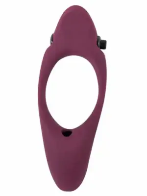 Pierścień-Erection Vibroring Pure Passion Stardust Wine Red