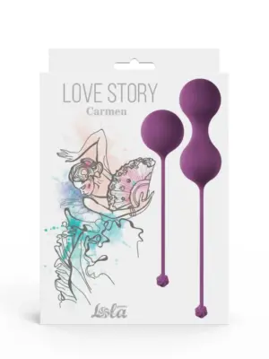 Vaginal balls set Love Story Carmen Lavender Sunset