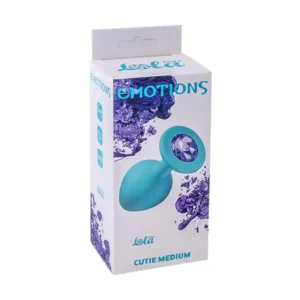 Plug-Anal Plug Emotions Cutie Medium Turquoise light purple