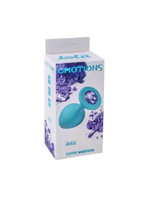 Plug-Anal Plug Emotions Cutie Medium Turquoise light purple