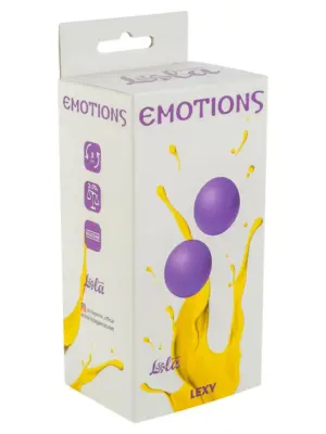 Vaginal balls without a loop Emotions Lexy Large purple
