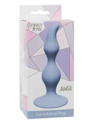 Plug-Curved Anal Plug Blue
