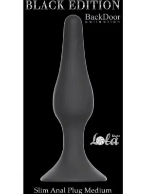 Plug-Slim Anal Plug Medium Black