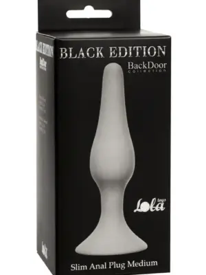 Plug-Slim Anal Plug Medium Grey
