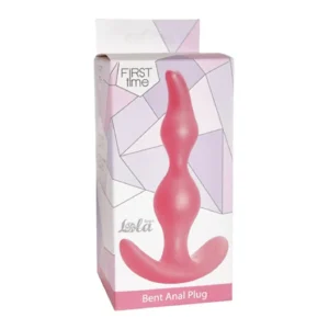 Plug-Anal Plug Bent Anal Plug Pink