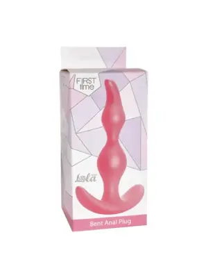 Plug-Anal Plug Bent Anal Plug Pink