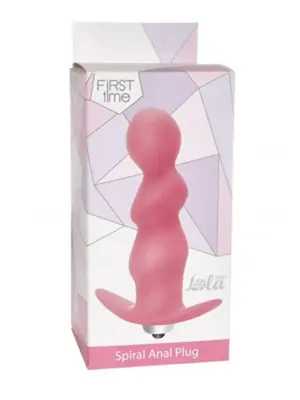 Plug- Spiral Anal Plug Pink