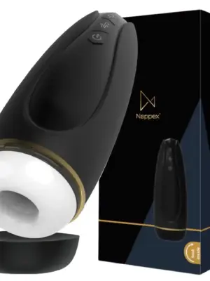 Masturbator - Nappex™ Branco Black - Premium Mastubators (10 Languages