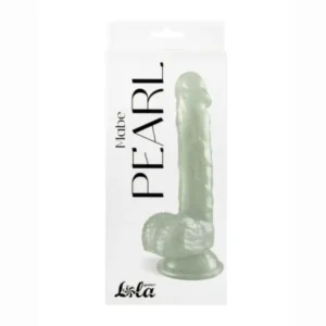Pearlescent dildo Mabe Pearl White