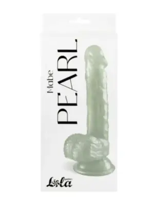 Pearlescent dildo Mabe Pearl White