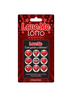 Love Me Lotto – 12 unique tickets