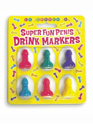 Super Fun Penis Silicone Drink Markers