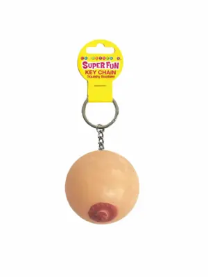 Super Fun Key Chain, One Squishy Boob