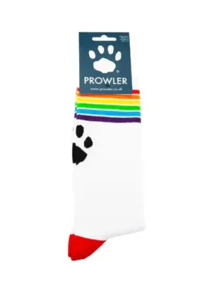 Prowler Pride Socks White