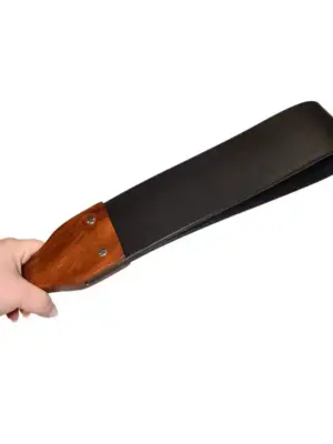Prowler RED Leather and Wood Flapper Paddle