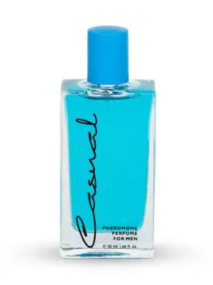 Feromony-Casual Blue 50ml - feromony dla mężczyzn - Niebieskie
