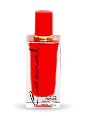 Feromony-Casual Red 50ml - feromony dla kobiet - Czerwone