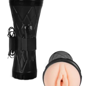 Masturbator-Vibrating Vagina cyber skin- Latarka