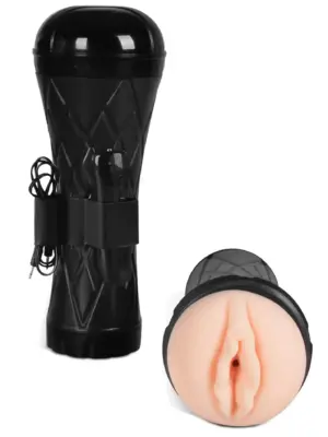 Masturbator-Vibrating Vagina cyber skin- Latarka