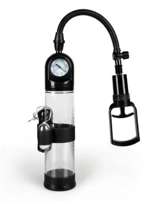 Pompka-Powerpump MASTER Vibrating - Black&Clear