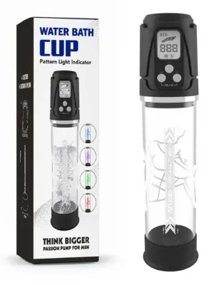 Pompka- PASSION PUMP, PREMIUM RECHARGEABLE AUTOMATIC WATERPROOF PUMP, Light Indicator