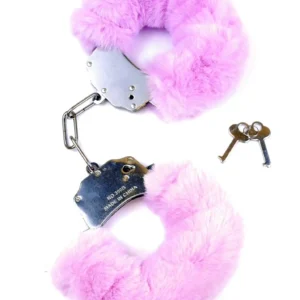 Kajdanki Fetish B - Series- Furry Cuffs Purple