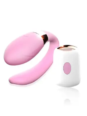 Stymulator-V-Vibe Pink USB 7 Function / Remote Control