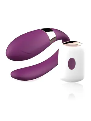 Stymulator-V-Vibe Purple USB 7 Function / Remote Control