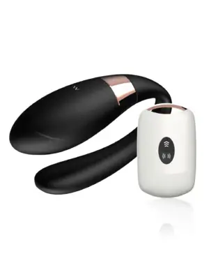 Stymulator-V-Vibe Black USB 7 Function / Remote Control