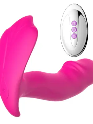 Stymulator-Silicone Panty Vibrator and Pulsator USB 10 Function / Heating