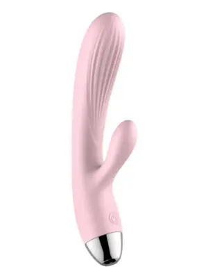 Wibrator B-Series, Silikonowy Różowy USB 10 Funkcji / Grzanie