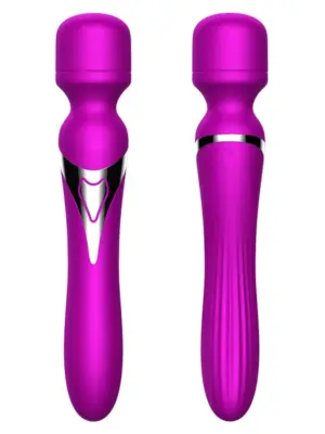 Stymulator-Silicone Dual Massager USB 7+7 Function Purple