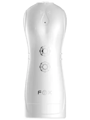 Masturbator - B - Series - Vibrating and Flashing Masturbation Cup USB 7+7 Function / Talk Mode (White)