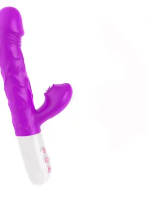 Wibrator- SiliconeTongue Vibrator, USB 10 Function