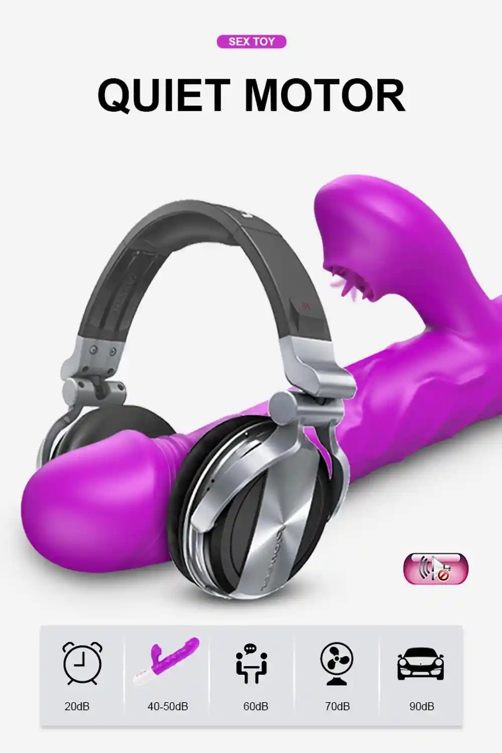 Wibrator- SiliconeTongue Vibrator, USB 10 Function - obrazek 14