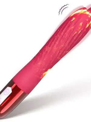 Wibrator-Silicone Vibrator USB, 10 vibration modes, Heating