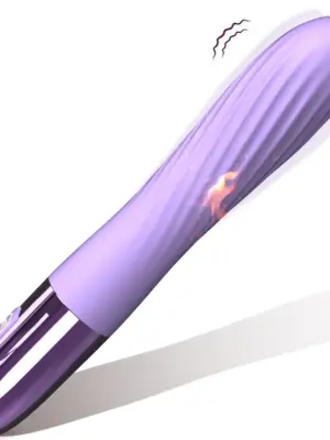 Wibrator-Silicone Vibrator USB, 10 vibration modes, Heating