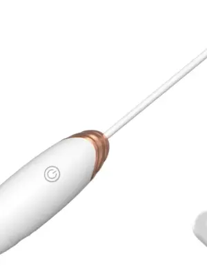 Vibrating Silicone Love EGG USB 7 vibration and thrust functions / Remote control White