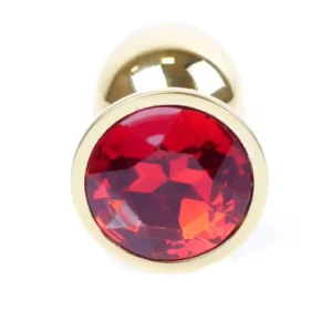 Plug-Jewellery Gold PLUG- Red