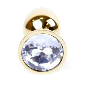 Plug-Jewellery Gold PLUG- Clear