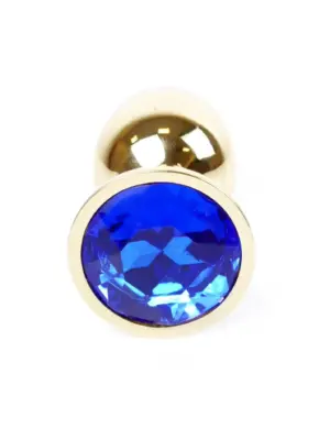 Plug-Jewellery Gold PLUG- Dark Blue