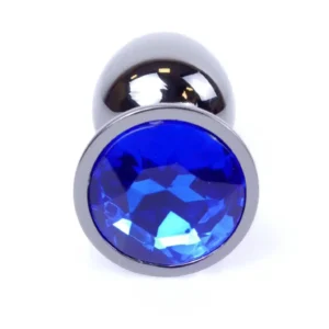 Plug-Jewellery Dark Silver PLUG- Dark Blue
