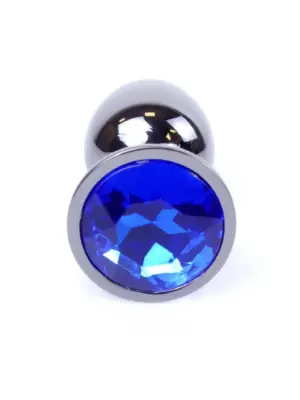 Plug-Jewellery Dark Silver PLUG- Dark Blue