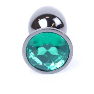 Plug-Jewellery Dark Silver PLUG- Green