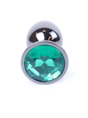 Plug-Jewellery Dark Silver PLUG- Green