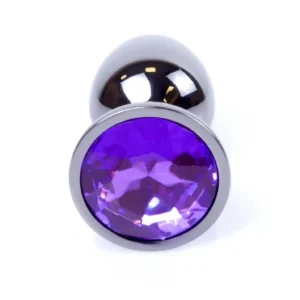 Plug-Jewellery Dark Silver PLUG- Purple