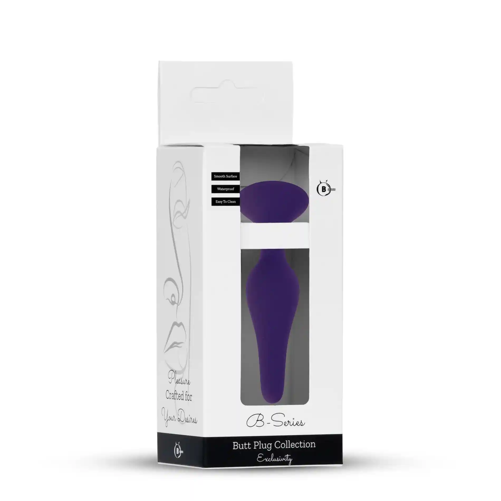 Plug-Silicone Plug Purple - Medium - obrazek 5