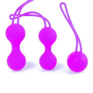 Kulki-Silicone Kegal Balls Set - Purple